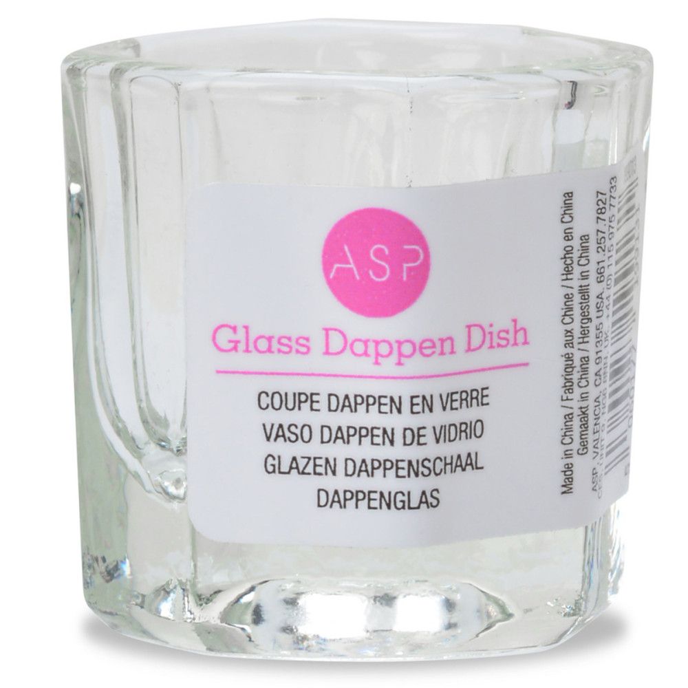 ASP - Glas-Dappen-Schale für Maniküre