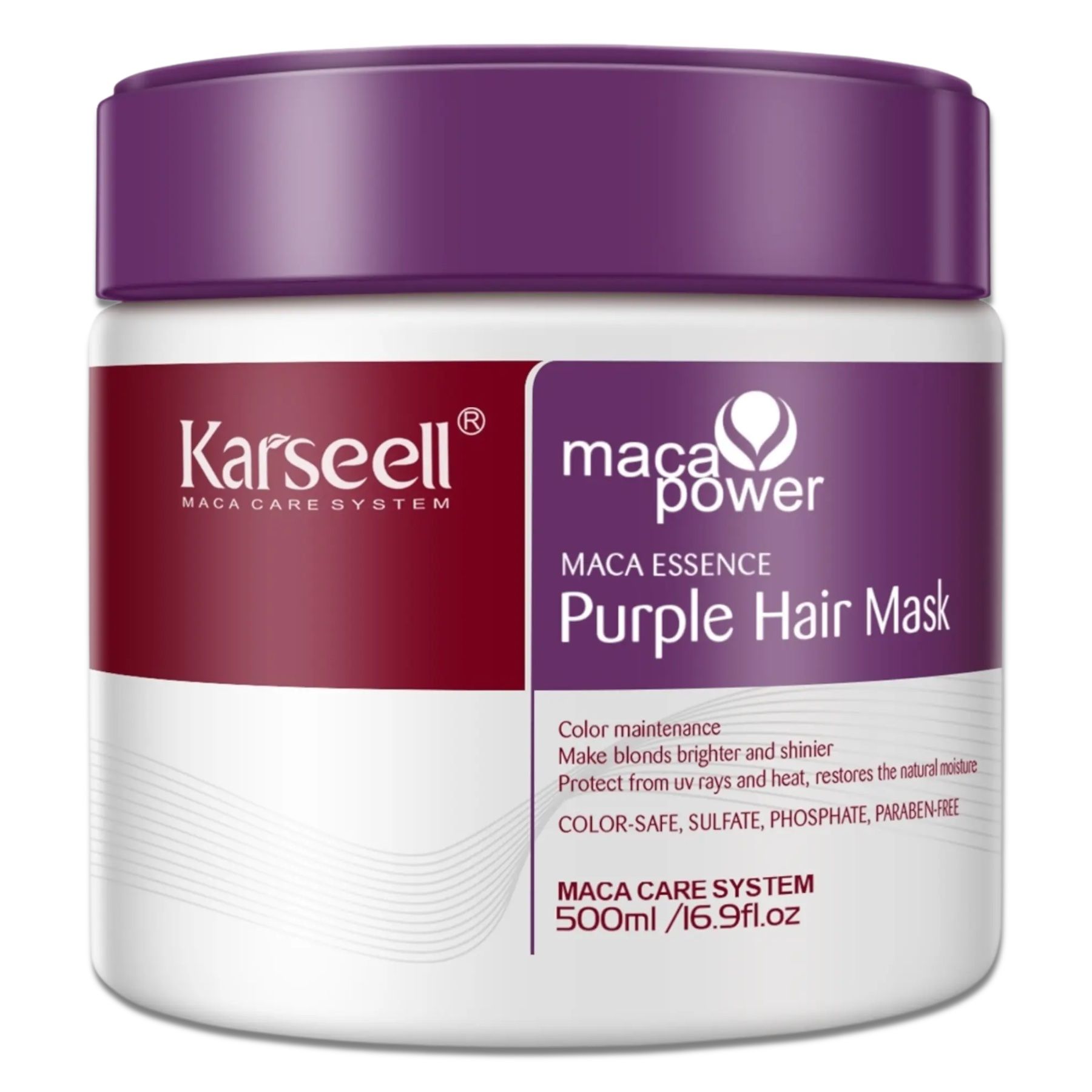 Karseell Haarmaske Purple für Blondes Blondiertes Graues Haar
