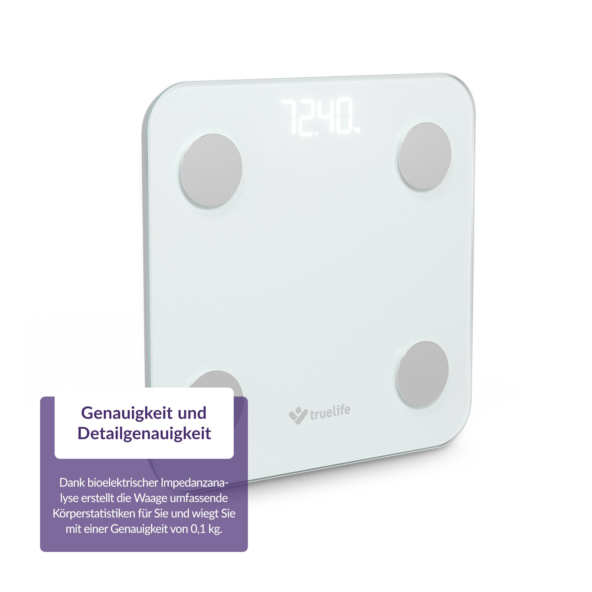 TrueLife FitScale W1 BT White