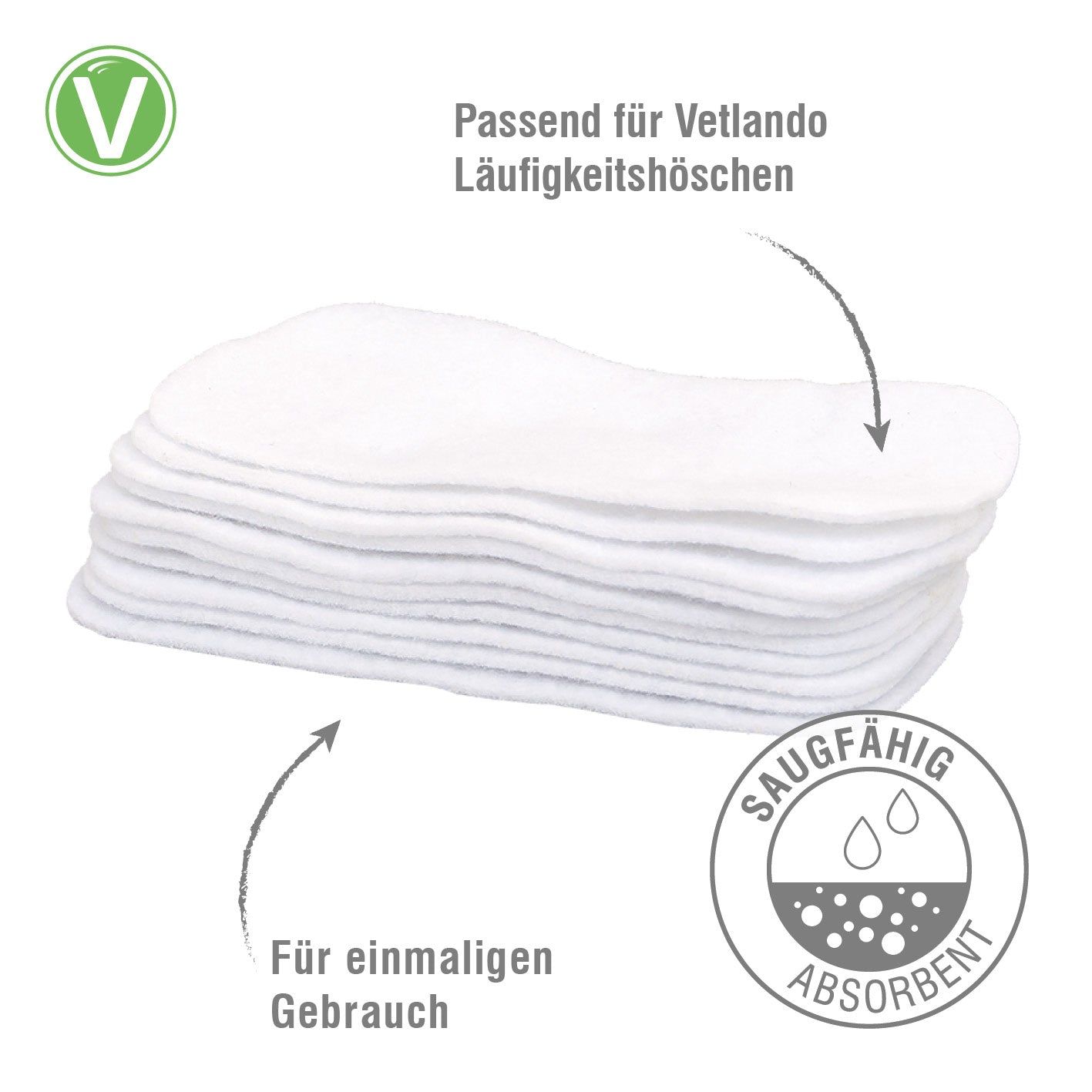 Vetlando Läufigkeitshöschen Einlagen
