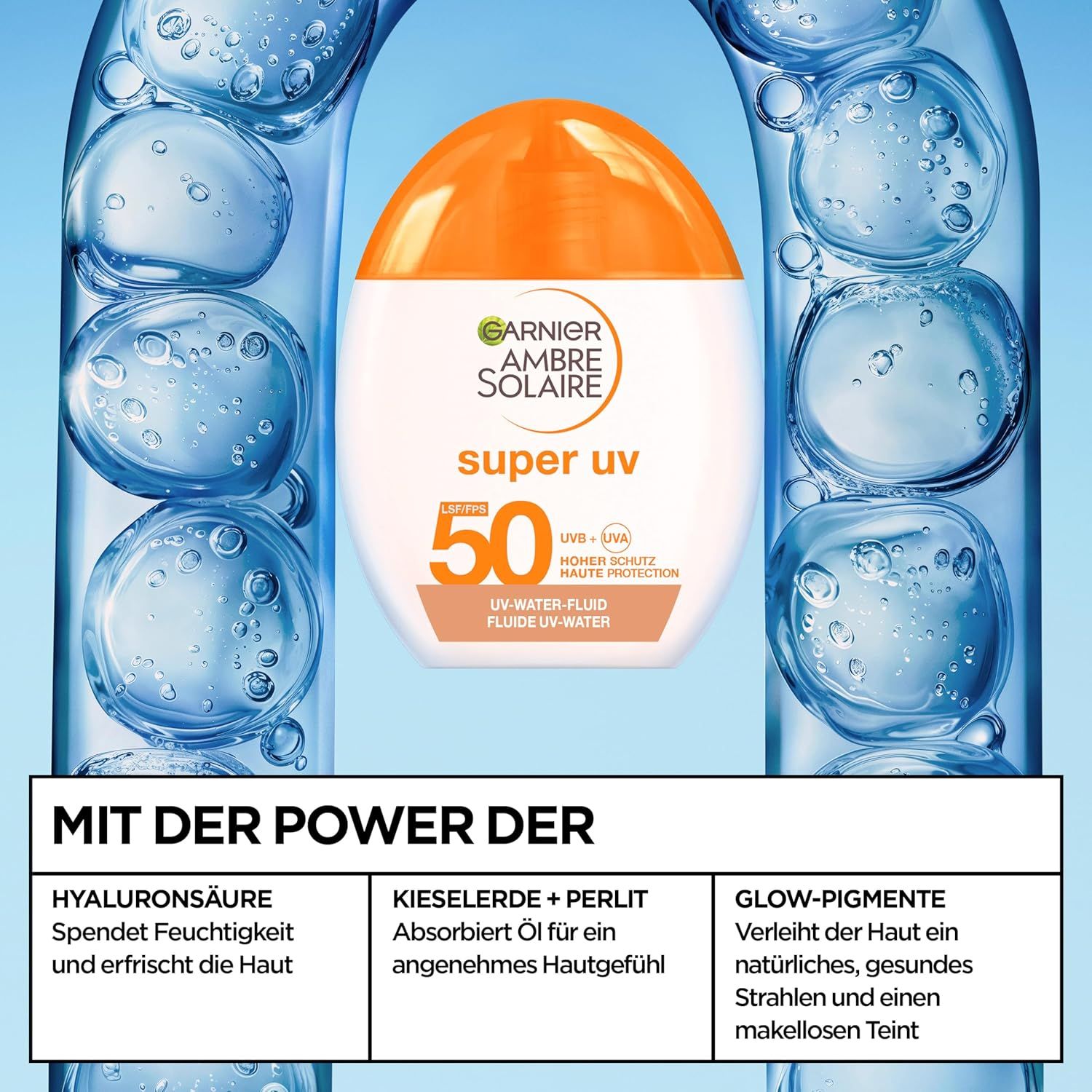 Garnier Ambre Solaire Super UV UV-Water-Fluid LSF 50