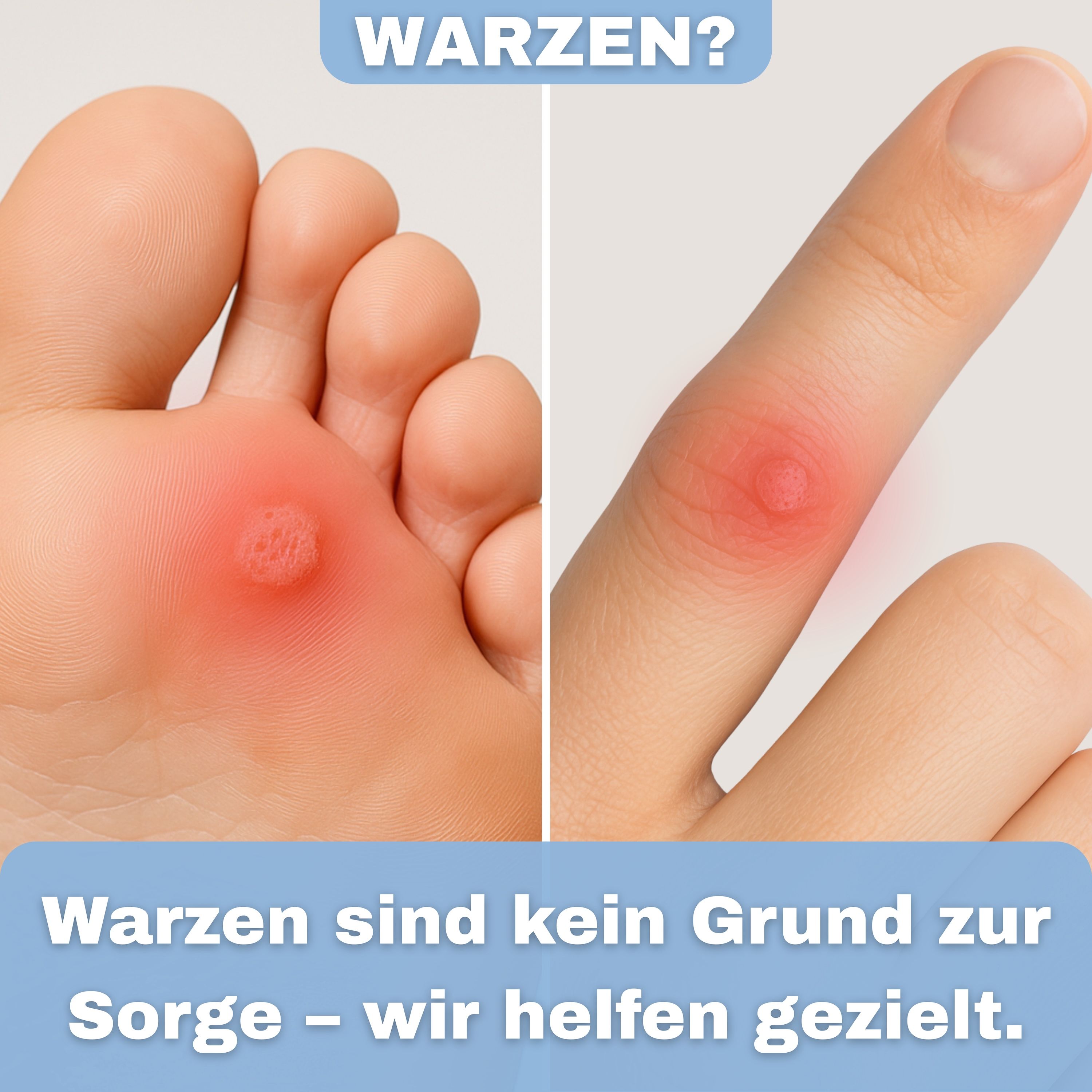Health Press Warzenentferner – Warzen entfernen an Händen & Füßen 2er Set