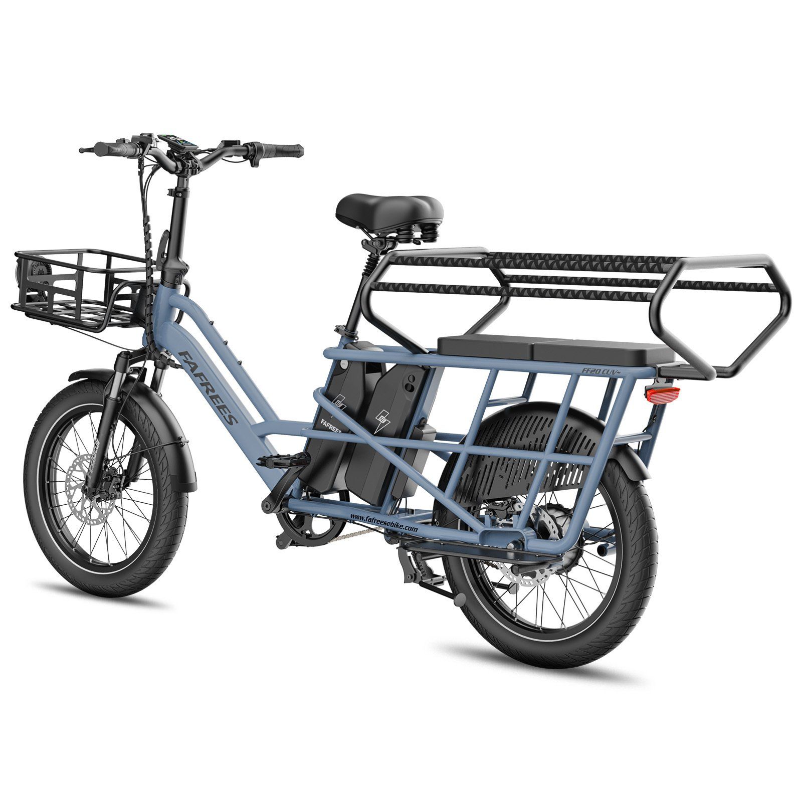 FAFREES FF20 CUV Modulares Longtail-E-Bike – Dual-Akku 30 Ah