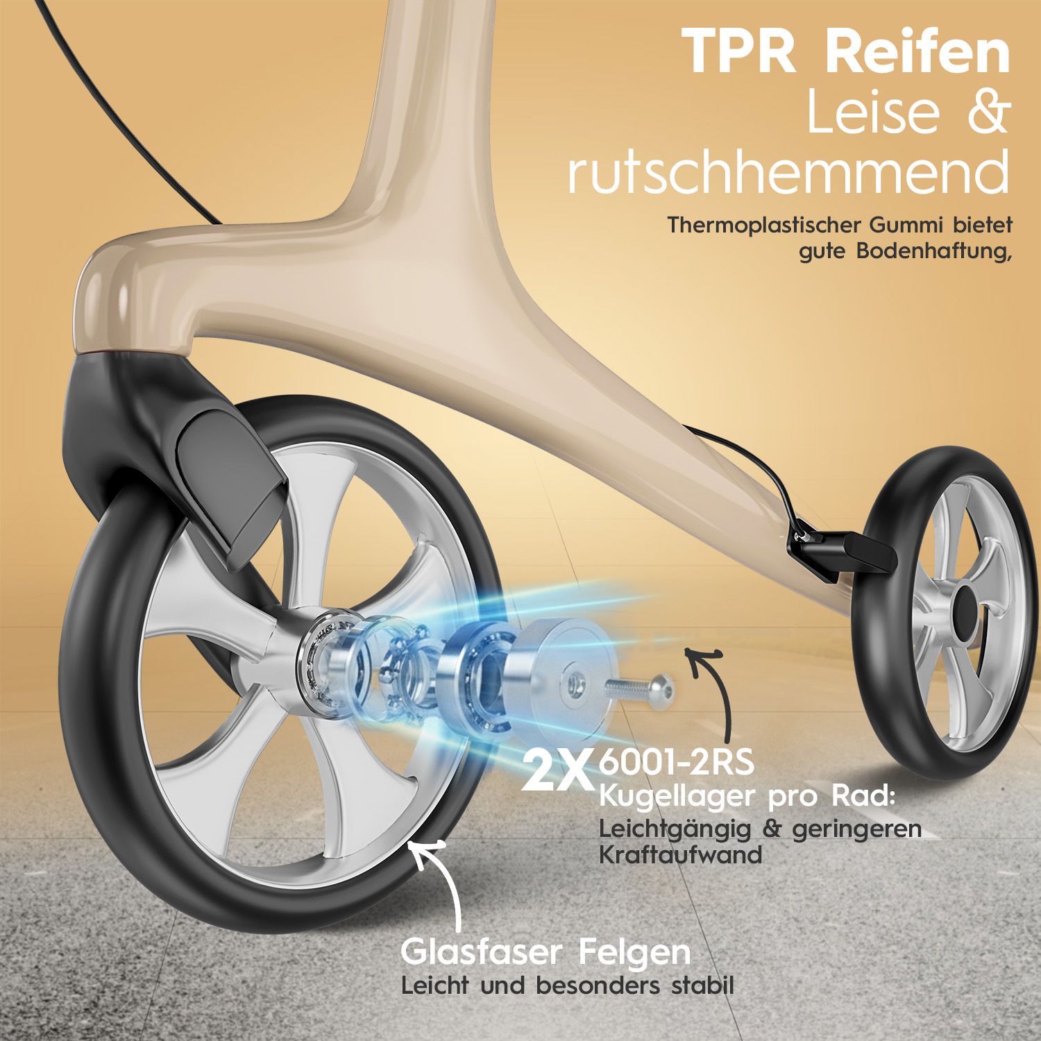 ELONEO Carbon Rollator - M