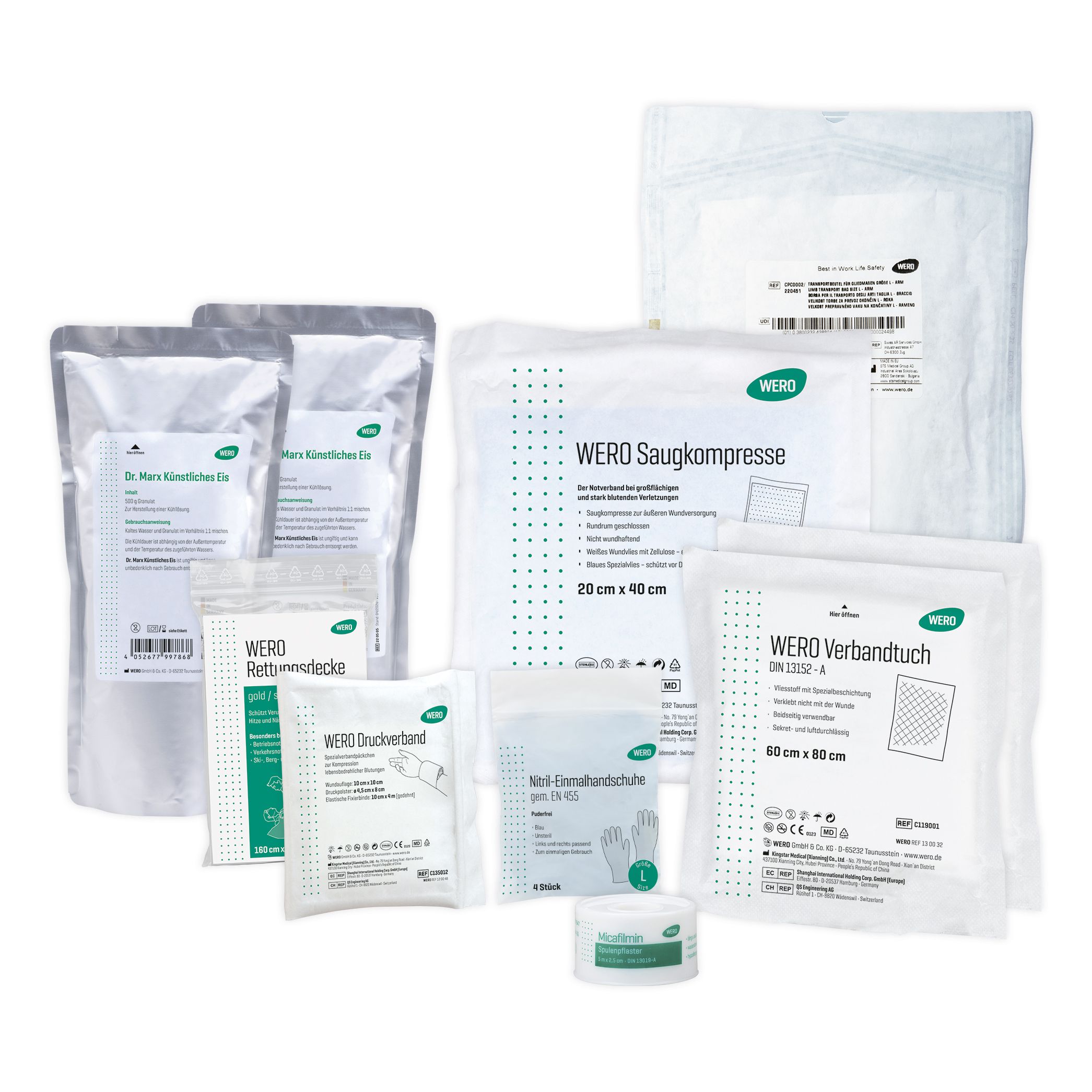 WERO Replantat Set mittel mit künstlichem Eis