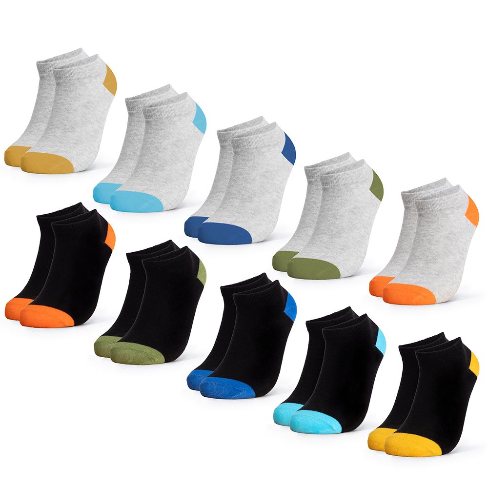 Occulto Mädchen & Jungen Sneaker Socken 10er Pack (Modell: Piccolo)