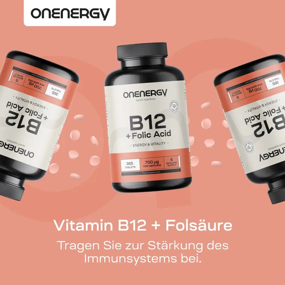 OnEnergy Vitamin B12 + Folsäure