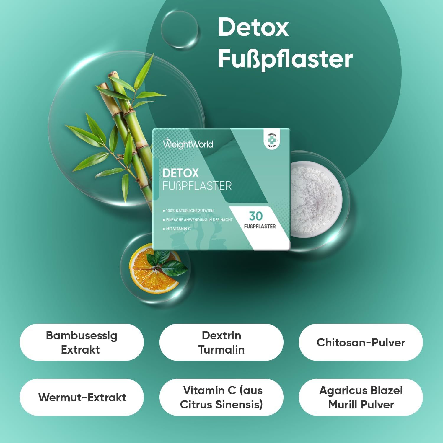WeightWorld Detox Fußpflaster