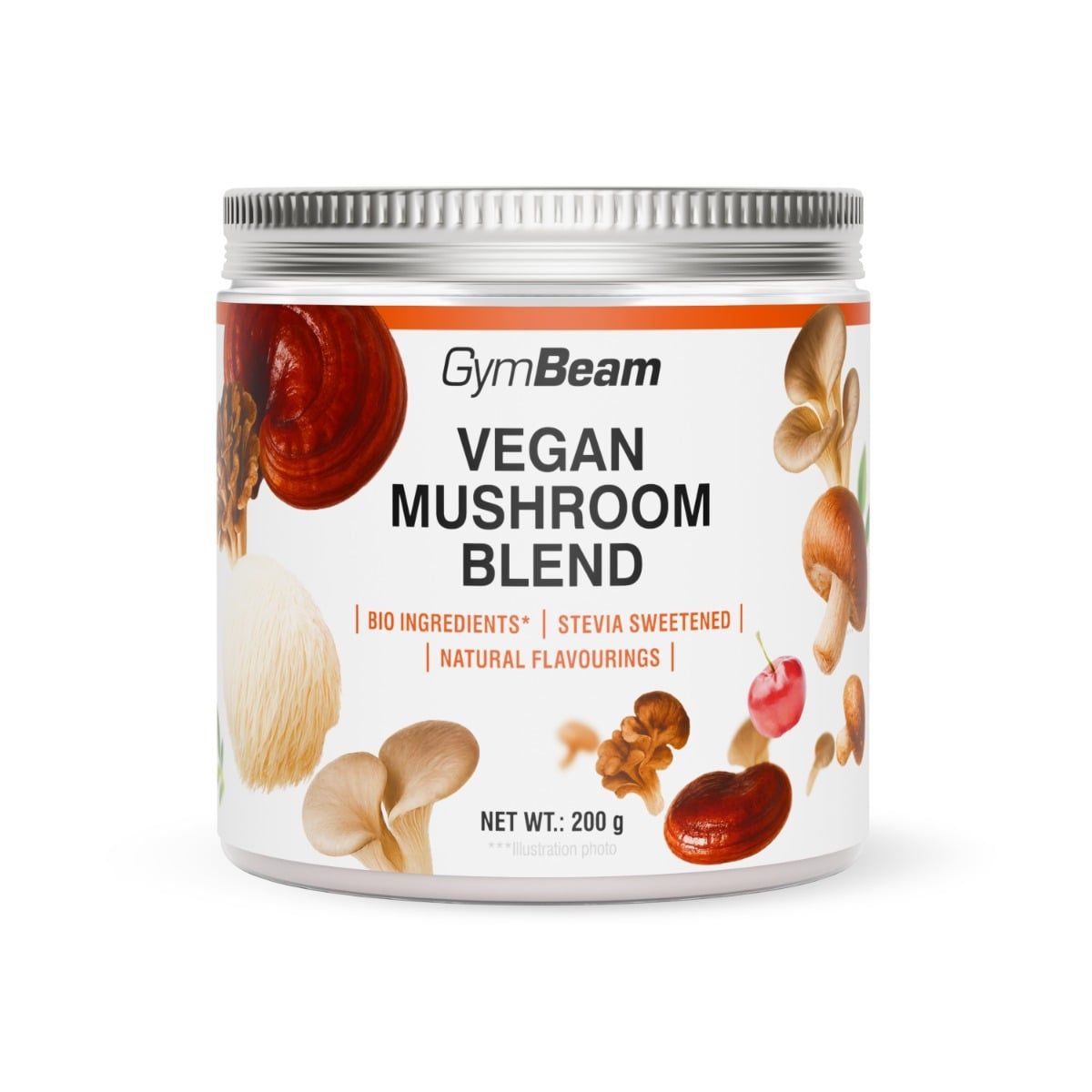 GymBeam Vegane Pilzmischung Fünf-Pilze-Komplex Pulver