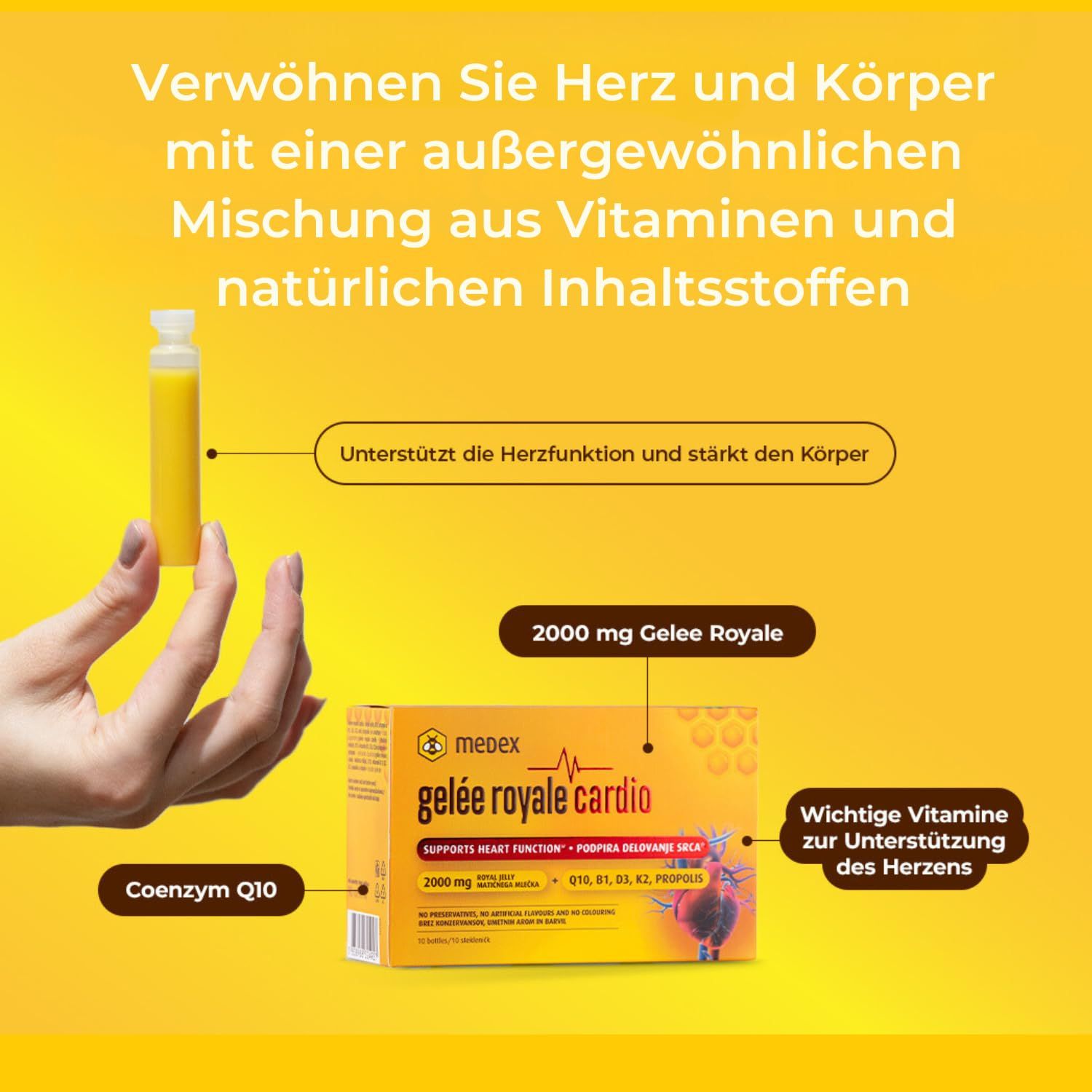 Medex Gelée Royale Cardio Ampullen