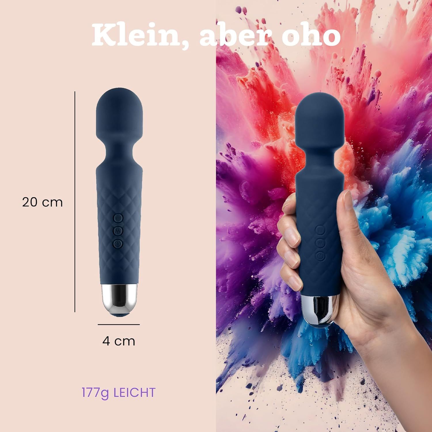 Oliver James Vibrator für Frauen - Leise & Leistungsstark Mitternachtssaphir