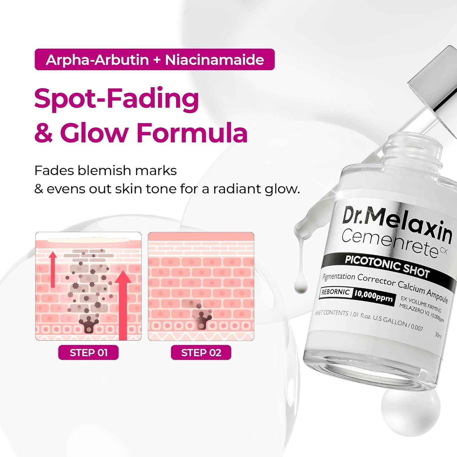 Dr.Melaxin Cemenrete Picotonic Shot Pigmentation Ampoule