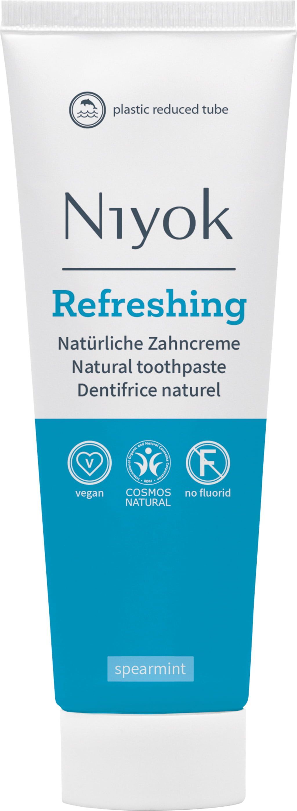 Niyok Zahnpaste Refreshing Spearmint flouridfrei