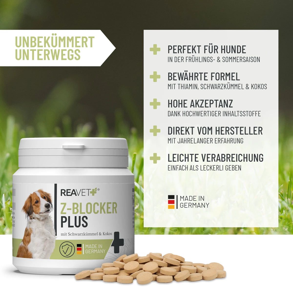 Z-Blocker PLUS Tabletten für Hunde - ReaVET