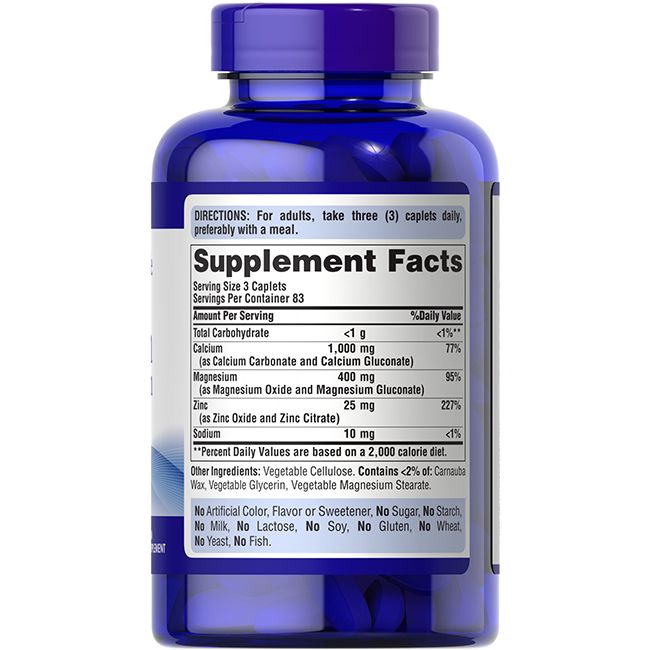 Puritan's Pride Chelat-Calcium-Magnesium-Zink