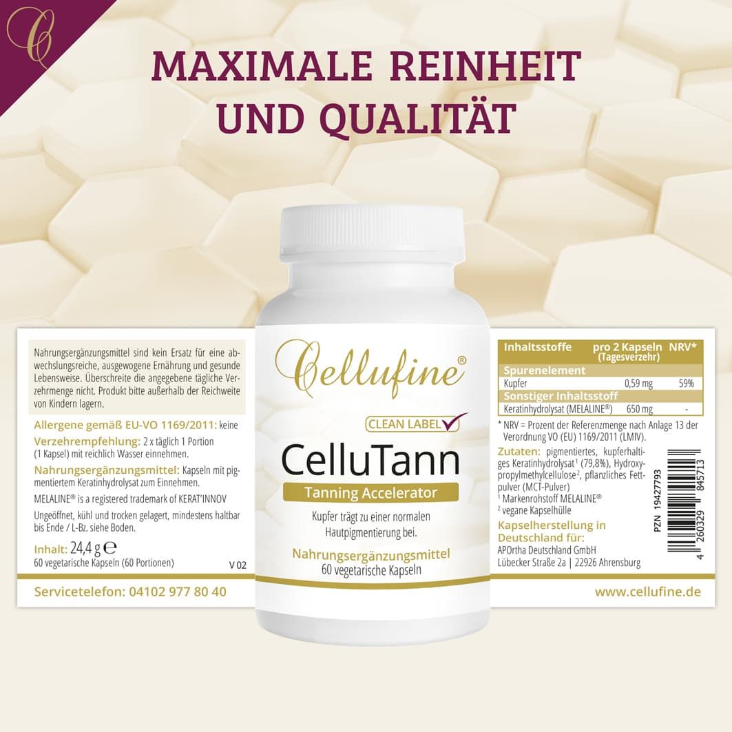 Cellufine® CelluTann mit MELALINE® - Kapseln