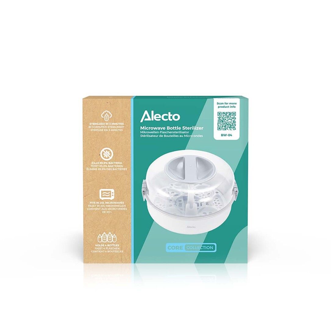 Alecto Mikrowellen-Flaschensterilisator Weiß