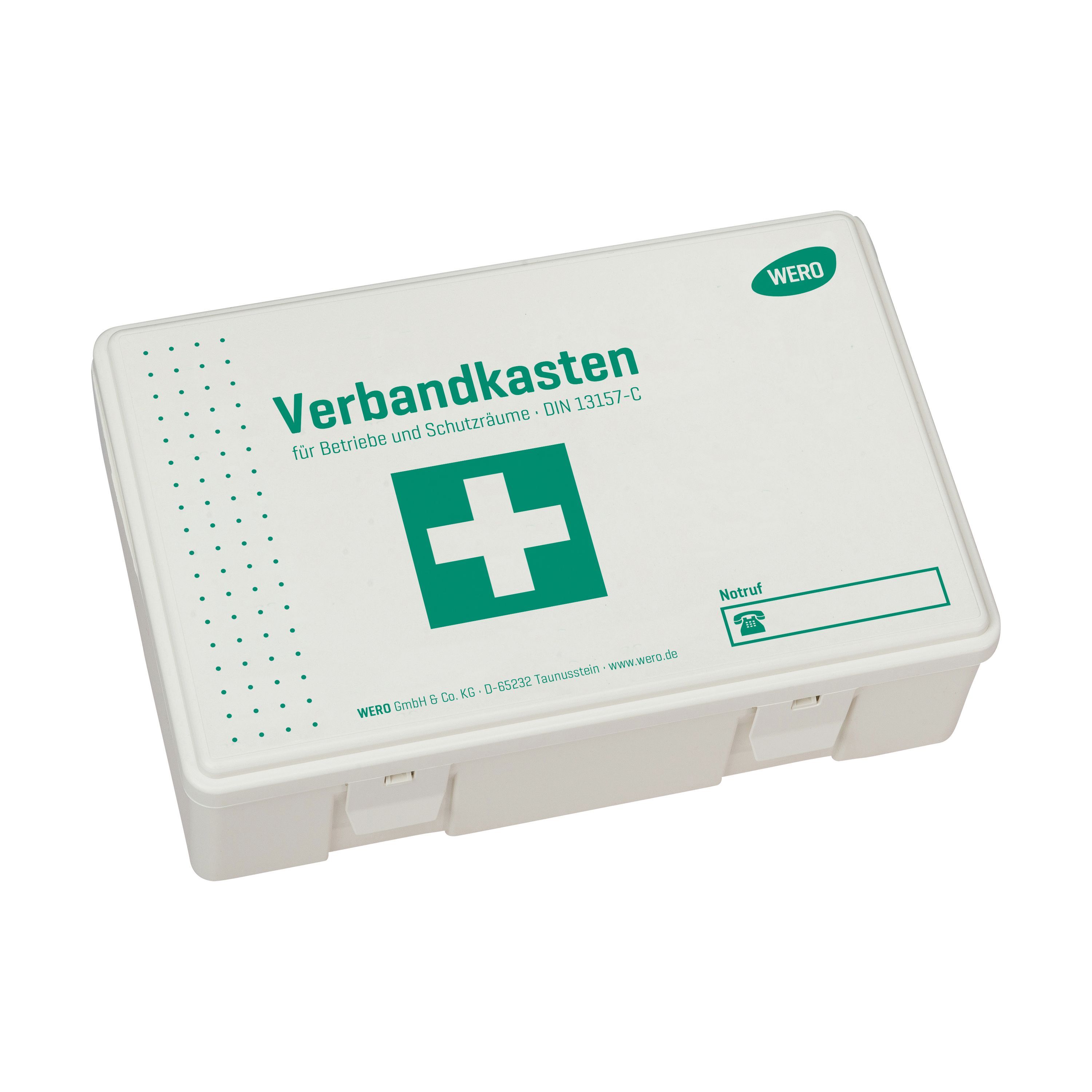 WERO Verbandkasten DIN 13157-C für Betriebe und Schutzräume
