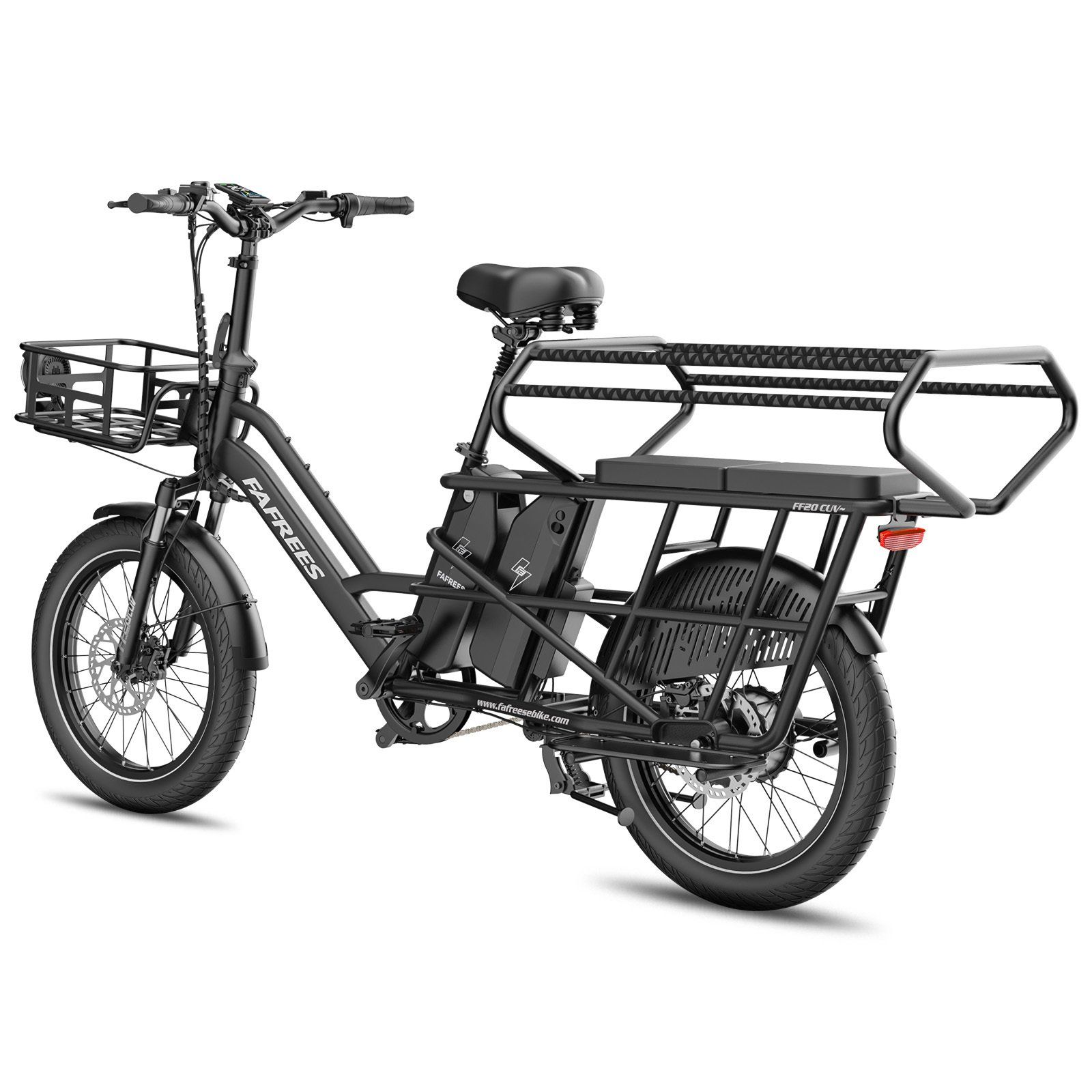 FAFREES FF20 CUV Modulares Longtail-E-Bike – Dual-Akku 30 Ah