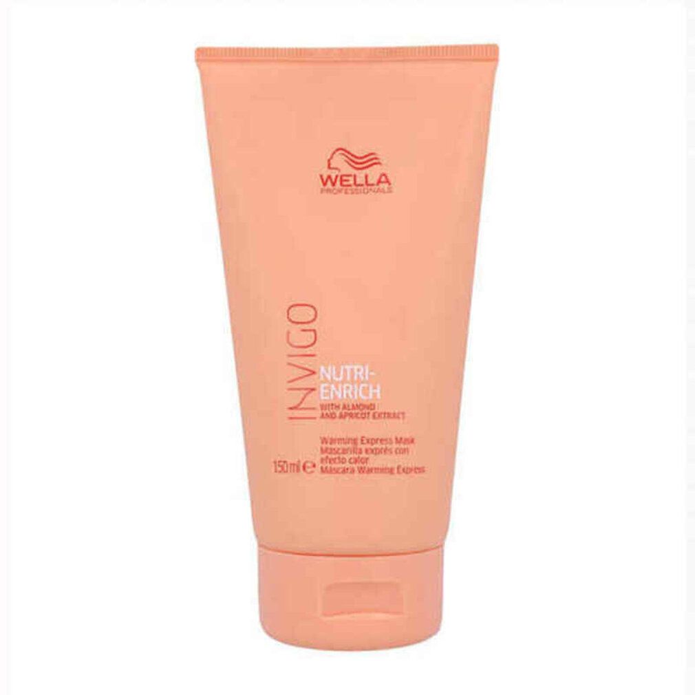 Wella Invigo Nutri Enrich Maske. Rosa Tube mit Produktinformationen. 150ml.
