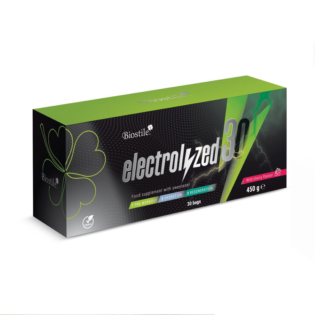 Biostile Electrolyzed30 Elektrolyt-Pulver Schachtel, 30 Beutel.