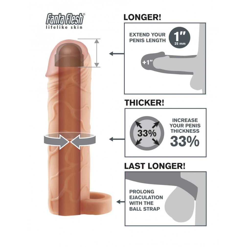 Fantasy X-Tensions - Perfect 1“ Extension with Ball Strap