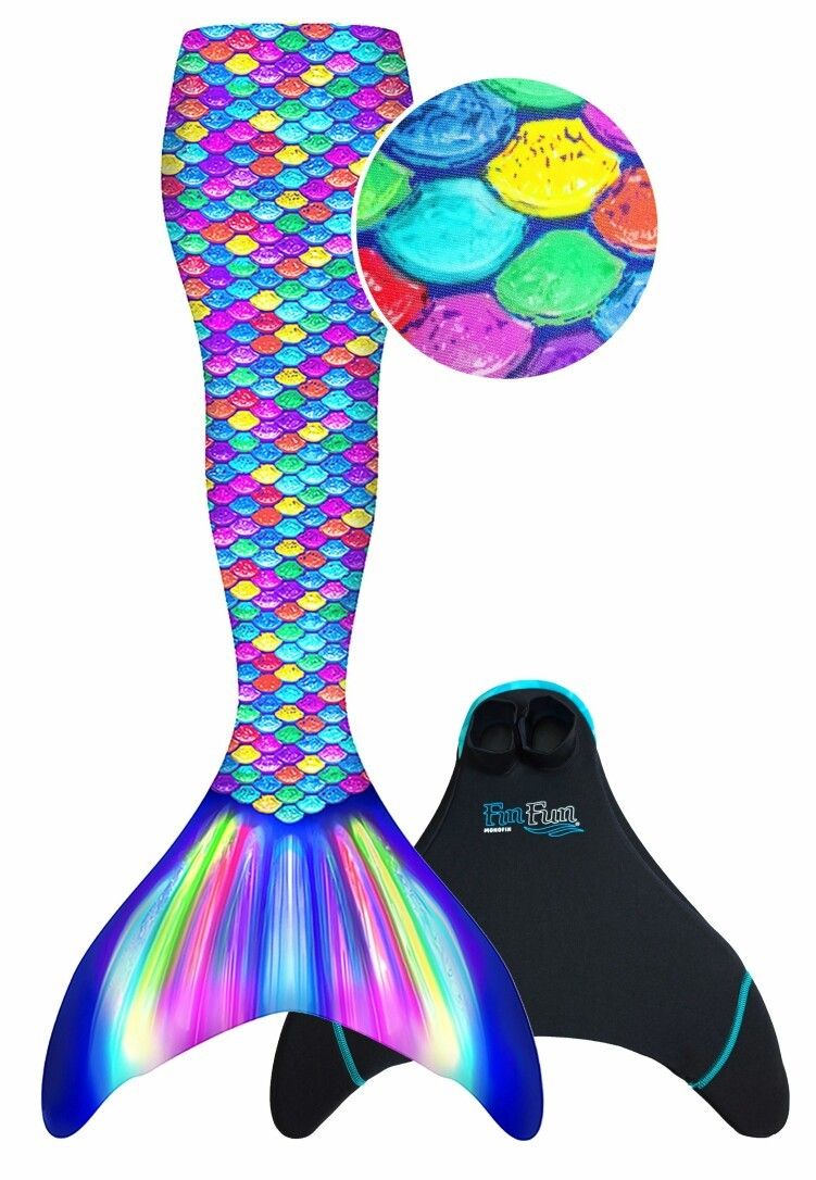 Xtrem Toys & Sports XTREM - Fin Fun - Fin Fun Rainbow L/XL