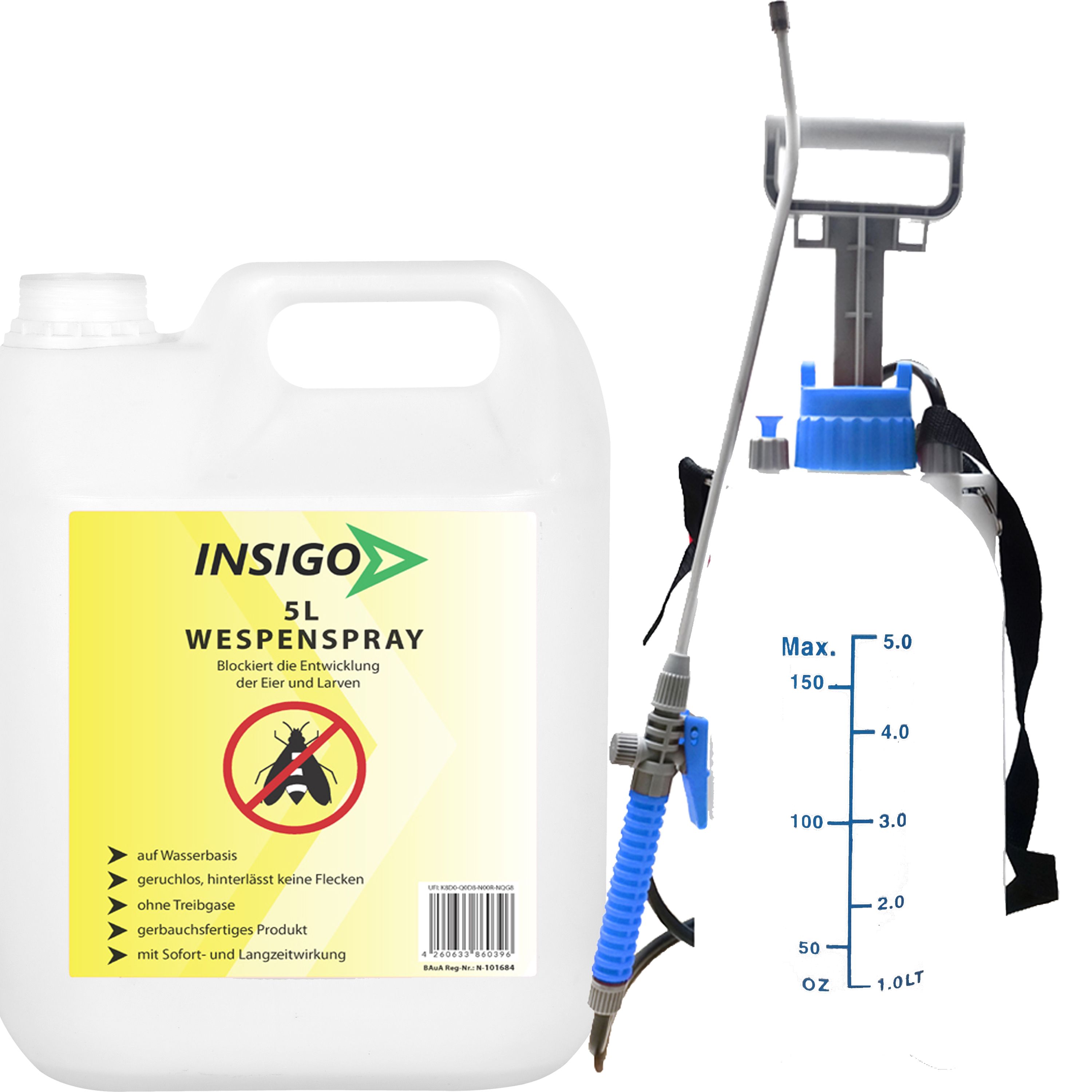 INSIGO Wespenspray + SPRÜHER