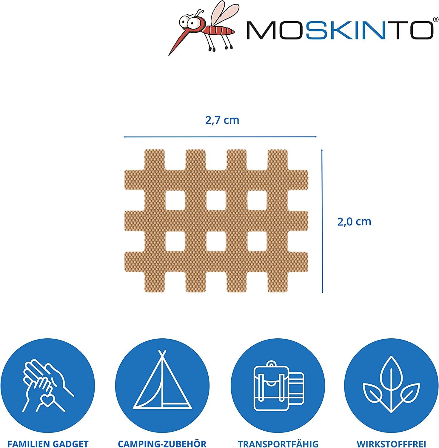 MOSKINTO Mückenpflaster , Juckreiz , Stechmücken , Bremsen , Bienen , Schnacken , Mückenstiche