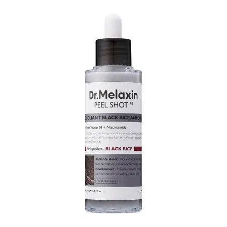 Flüssigkeit in einer Glasflasche mit Pipette. Schwarzer Deckel, weißer Aufdruck. Produktname und Inhaltsstoffe sind sichtbar.