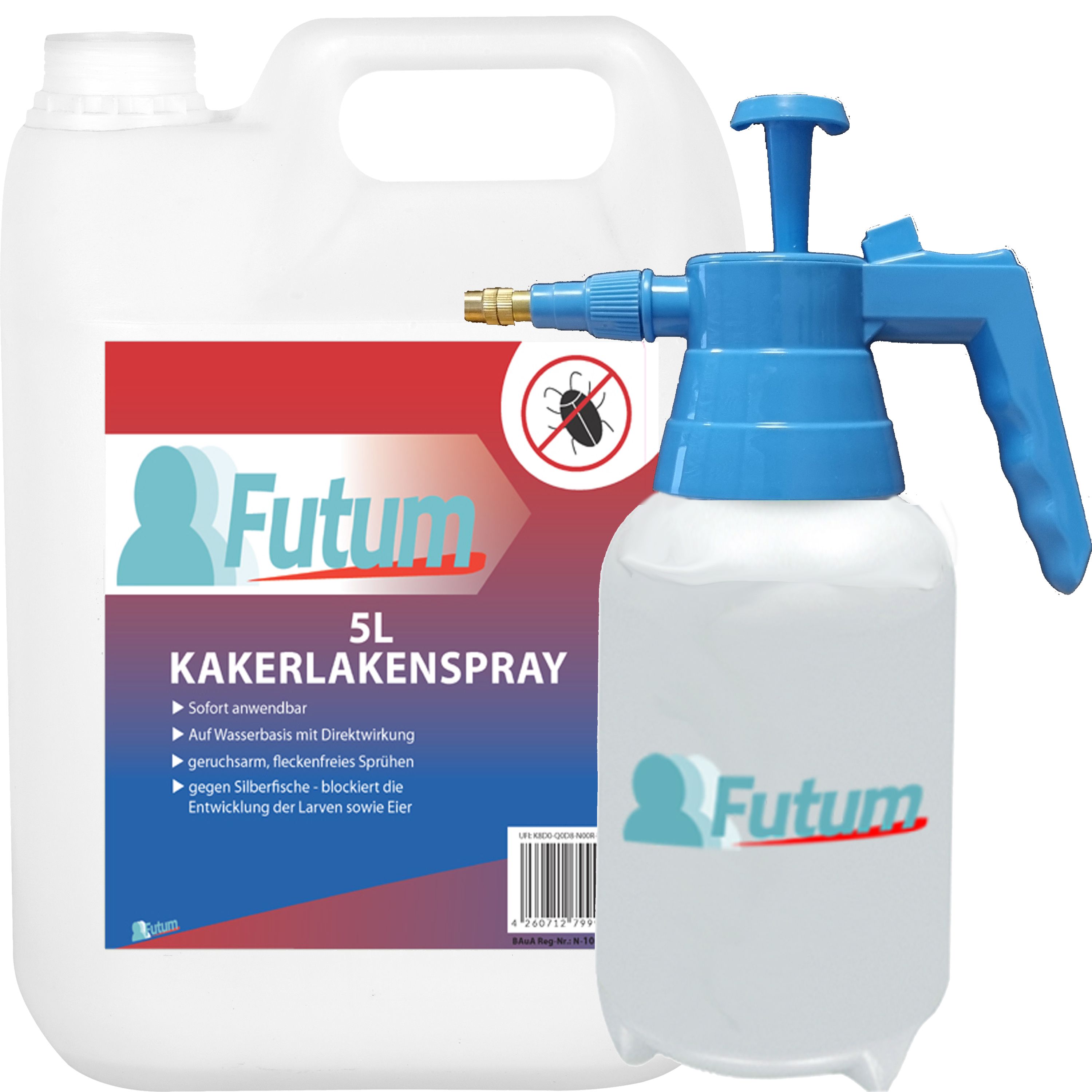 FUTUM Schabenspray / Kakerlakenmittel SPRÜHER