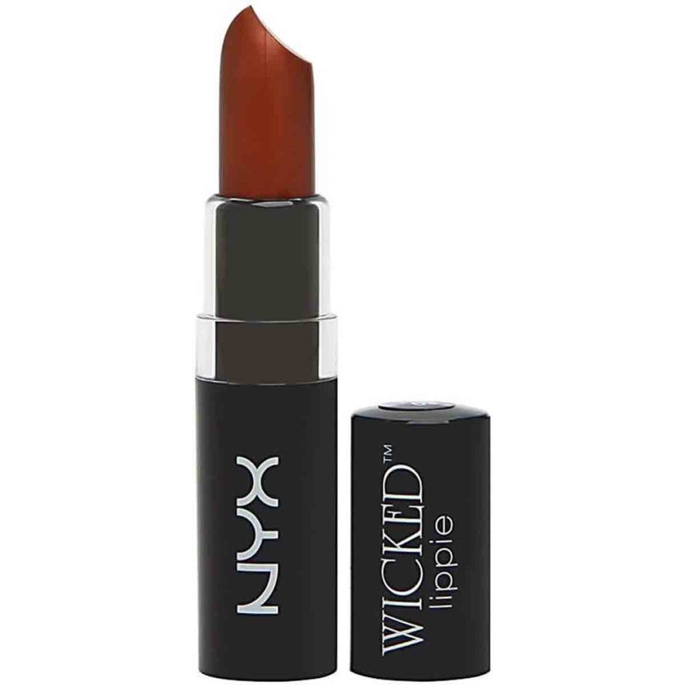 Nyx Metallischer Lippenstift Wicked Lippies in Bronze.