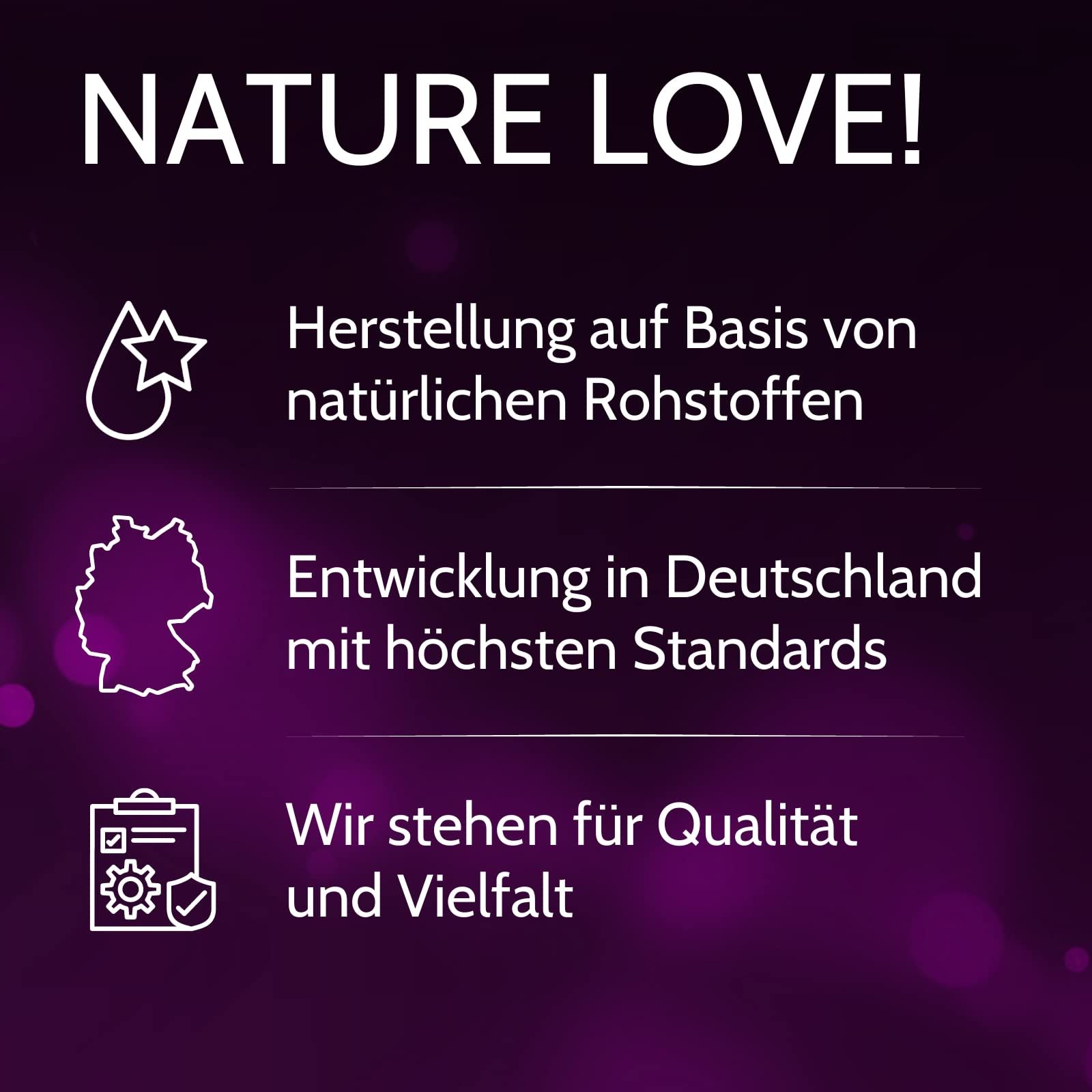 Herstellung aus natürlichen Rohstoffen, Entwicklung in Deutschland, Qualitäts- und Vielfaltssiegel.