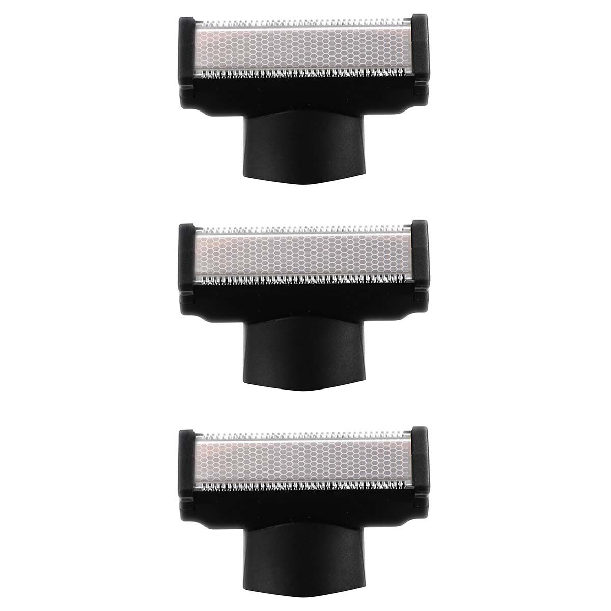 MELISSA Set mit 3 zusätzlichen Scherköpfen für den Melissa 16680054 Trimmer Schwarz