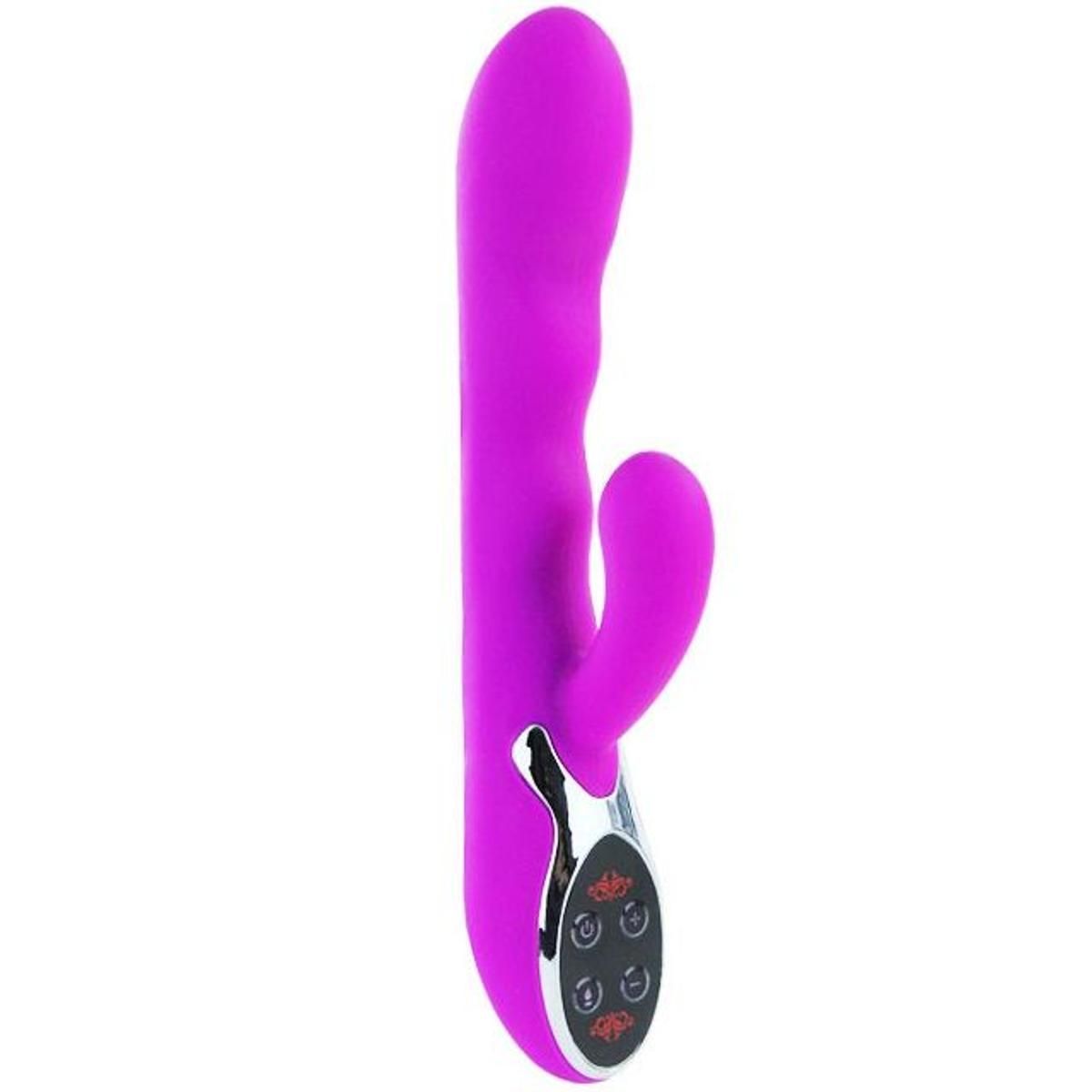 Rabbitvibrator “Crazy” mit Temperatur-Funktion | 10 Vibrationsmodi | Pretty Love