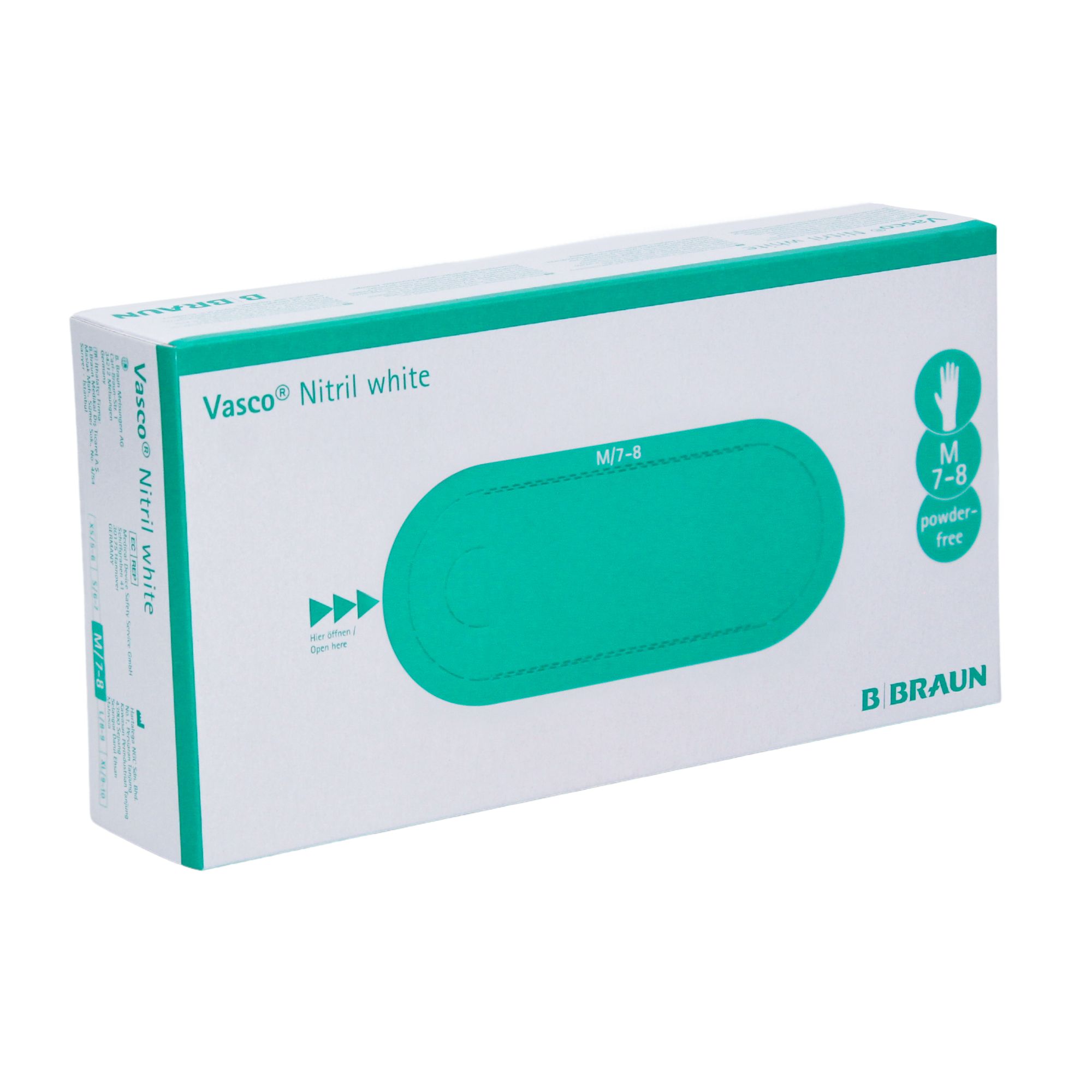 B. Braun Vasco® Nitril white Einmalhandschuhe
