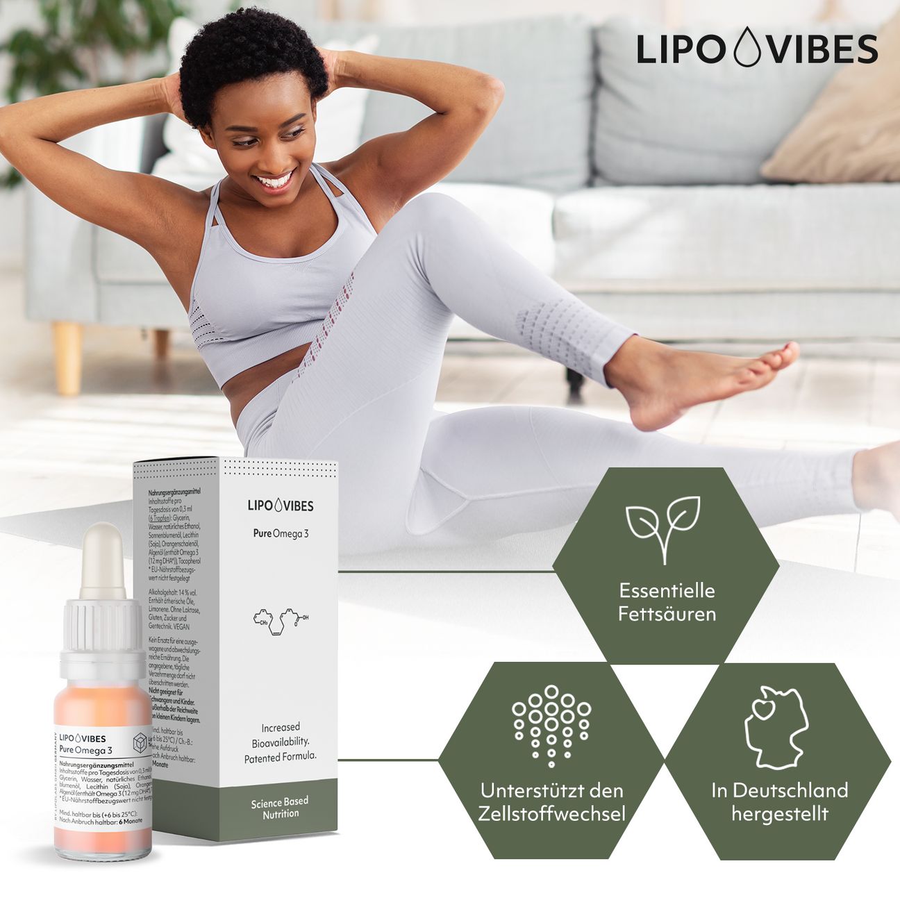 LipoVibes Omega 3 + Schwarzkümmel