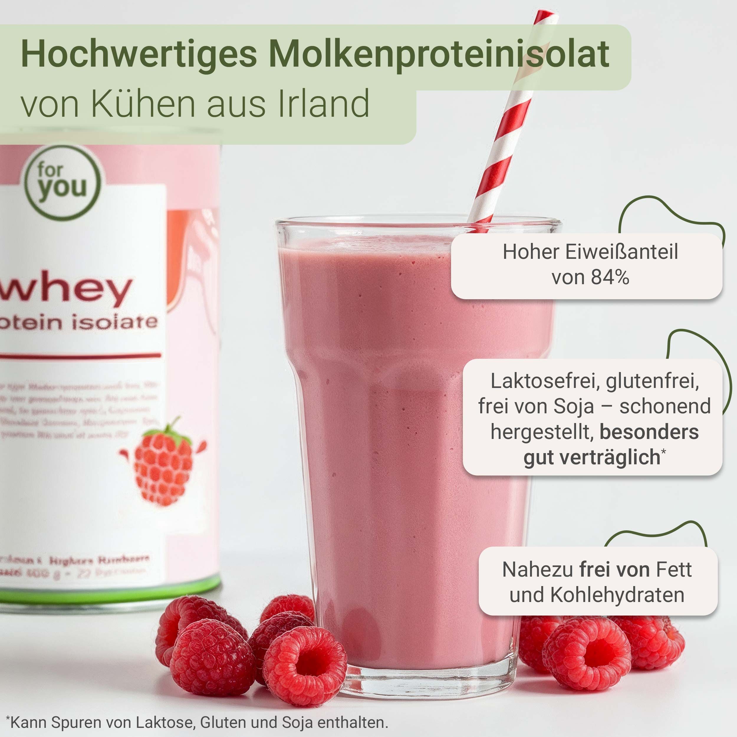 for you Whey Protein Isolate Doppelpack