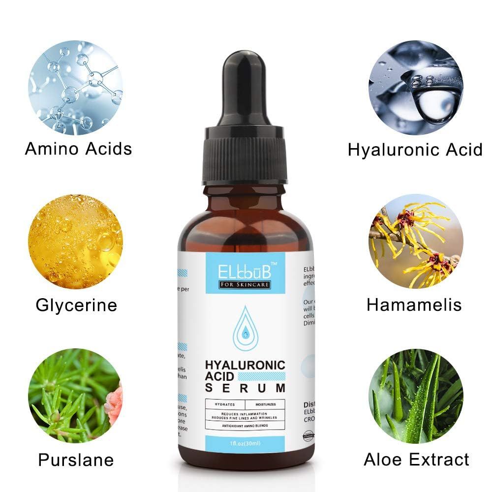 Hyaluronsäure Serum - Anti Aging Hyaluron Serum Pflege Konzentrat - Schnell einziehend