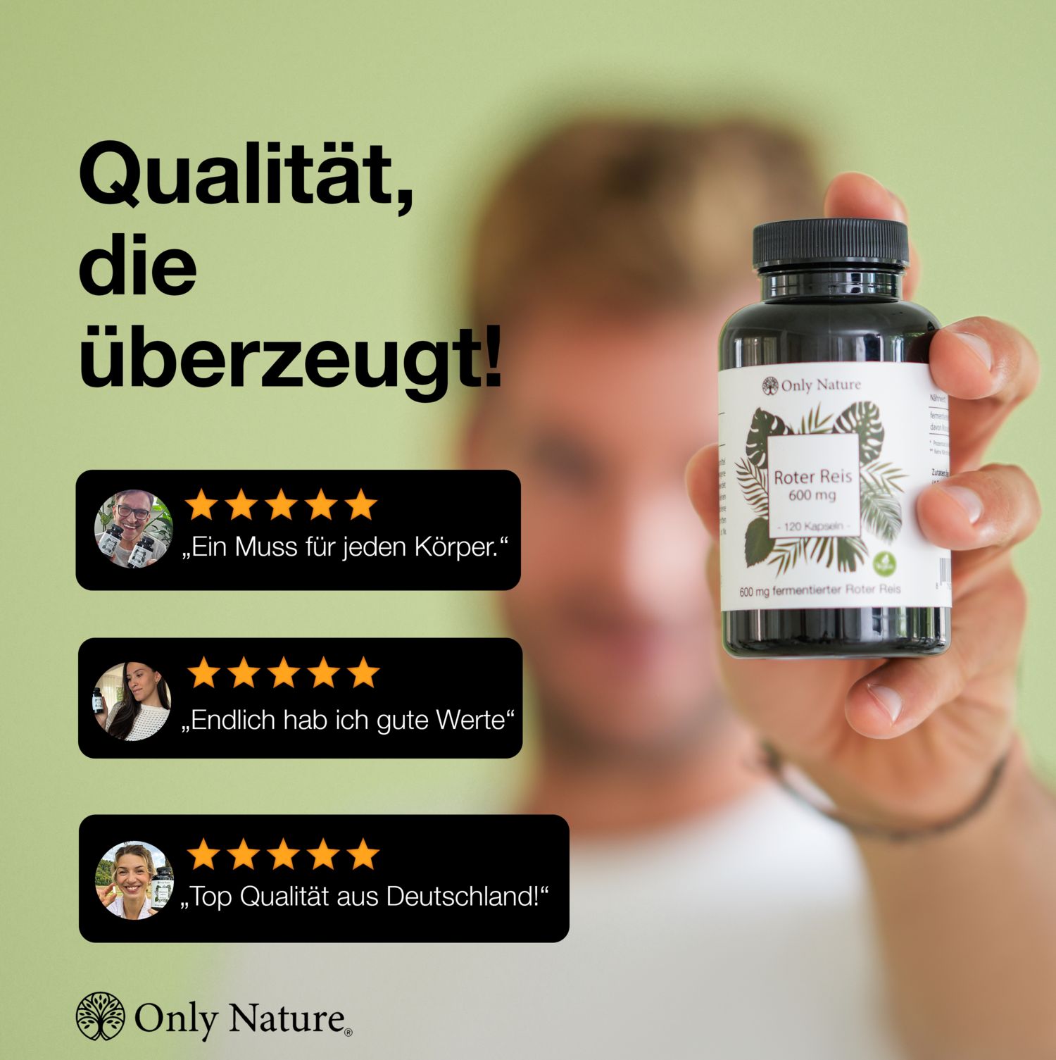 Only Nature Roter Reis  Kapseln