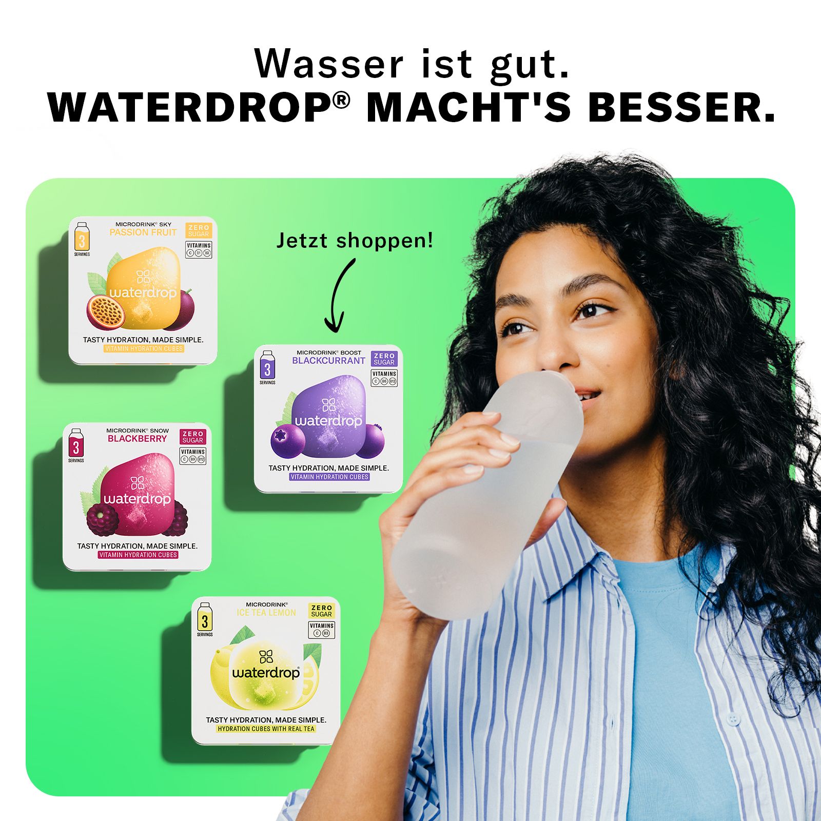 waterdrop® Starterset Glas