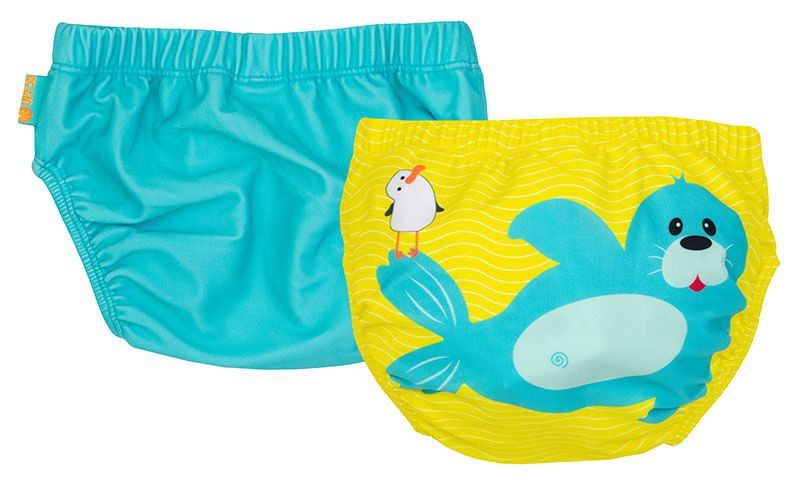 Zoocchini Badewindel 2er-Set Gr. Sydney die Robbe Gr. L