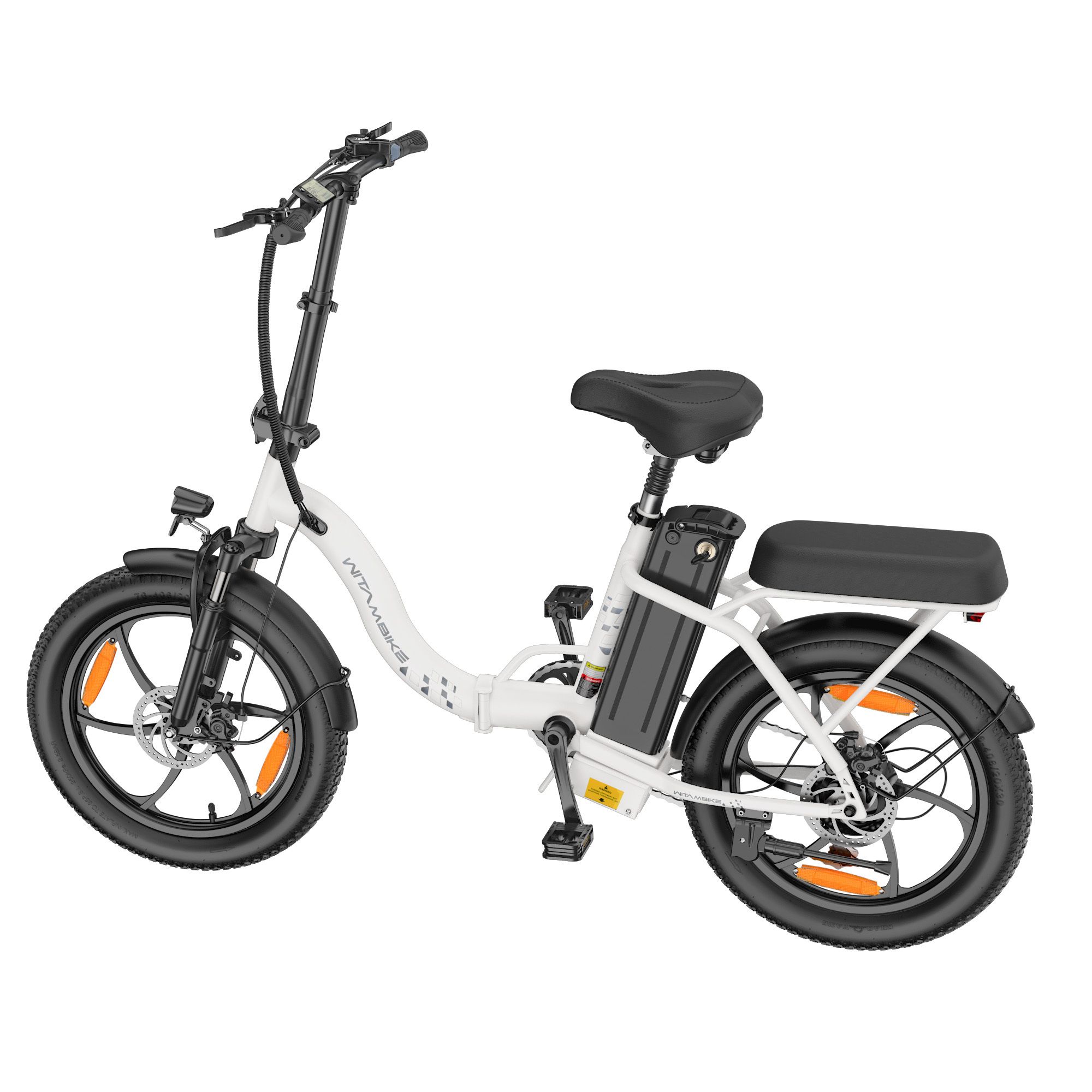 WITAMBIKE C16 Elektrisches Klapprad mit herausnehmbarem 48V-16Ah-Akku