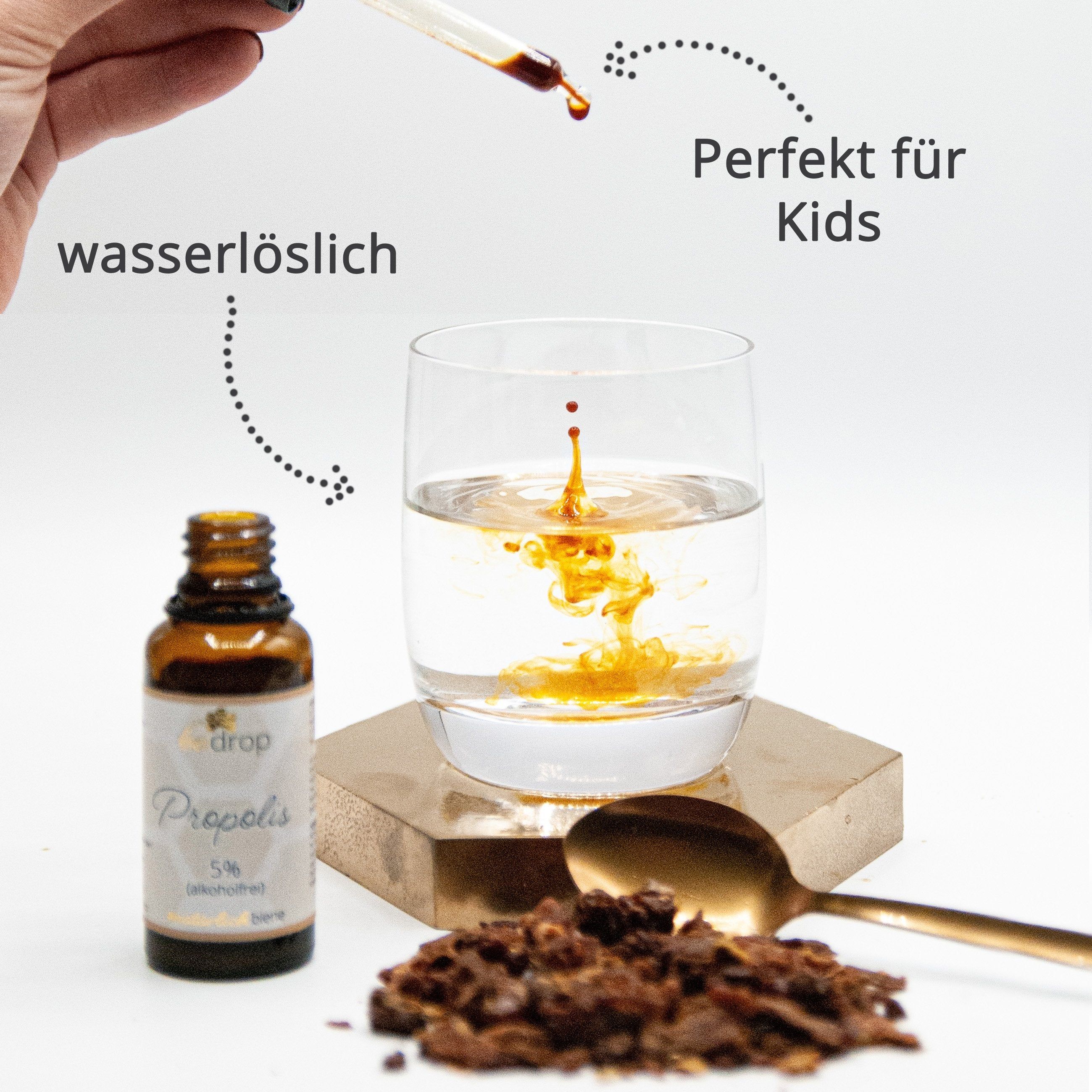 bedrop Das Kinder Set | Manuka Honig MGO 400 + Propolis Tinktur (alkoholfrei)