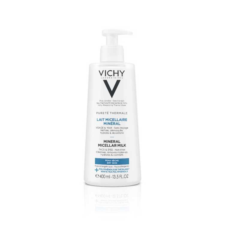 VICHY Pureté Thermale Minéral Mizellen Reinigungsmilch für trockene Haut
