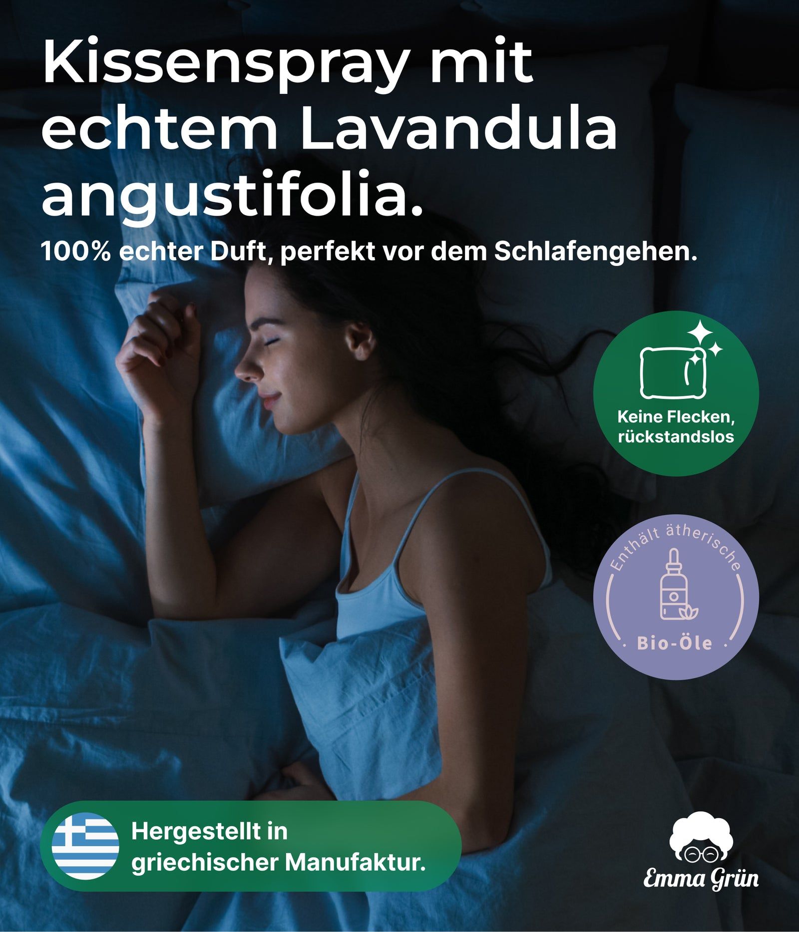 Emma Grün® Lavendel Raumspray & Kissenspray Bio
