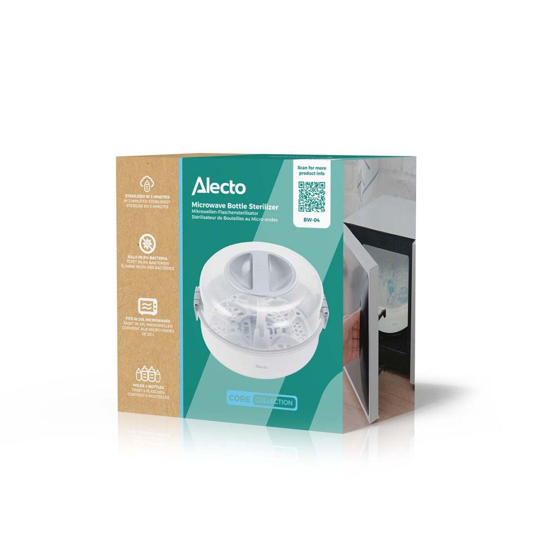 Alecto Mikrowellen-Flaschensterilisator Weiß