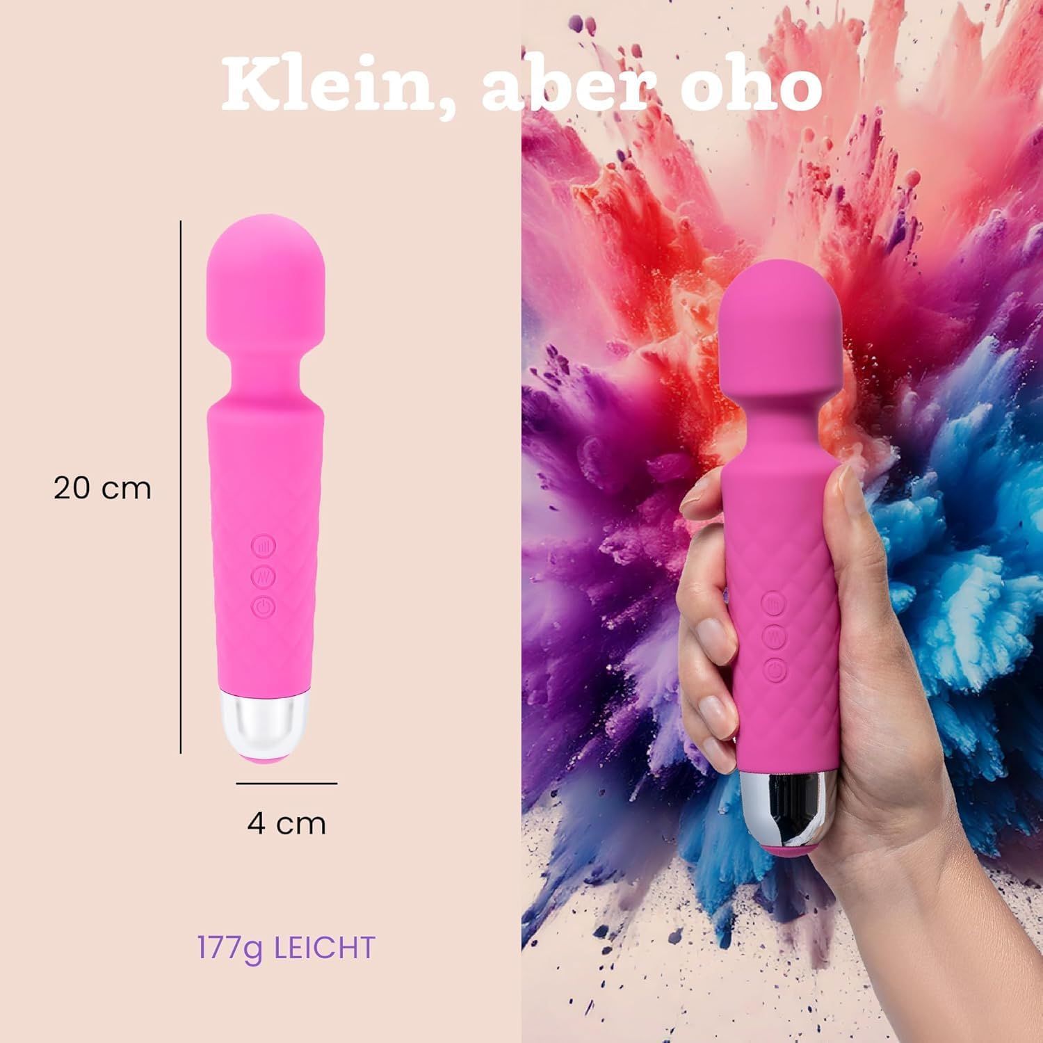 Oliver James Vibrator für Frauen - Leise & Leistungsstark Rosa