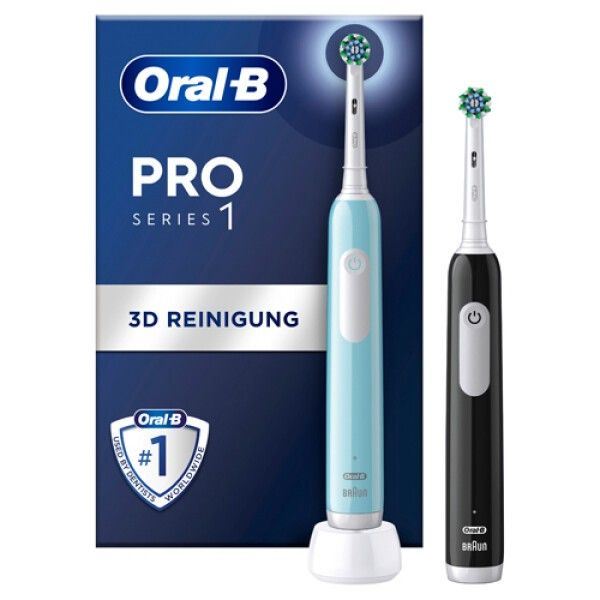 Oral-B Pro 1 Elektrische Zahnbürste mit 2. Handstück