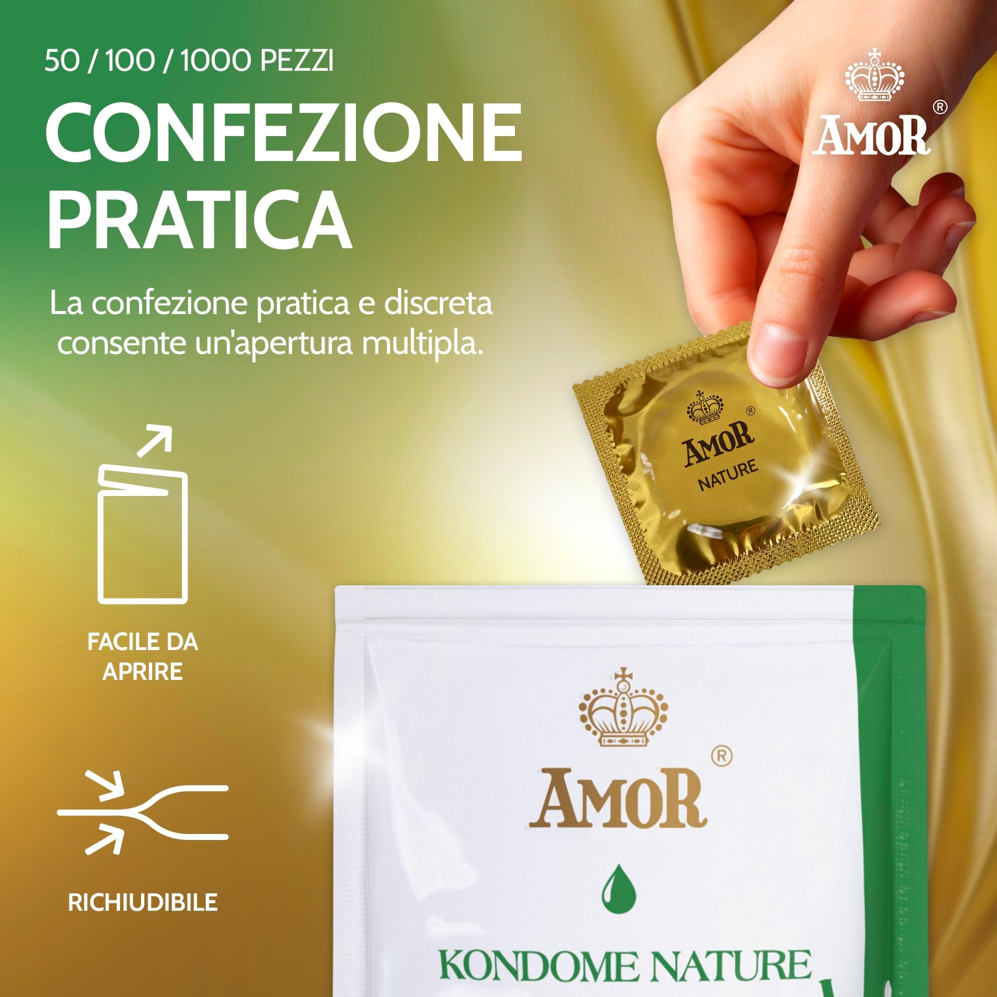 AMOR Nature Kondome 60mm